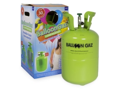 Helium for balloons disposable container 250 without balloons