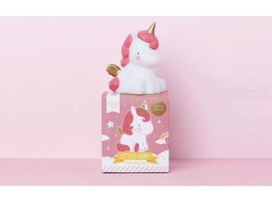 ALLC Cake Topper Little Light Unicorn Gold