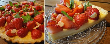 RECEPT: Koláč s jahodami a mascarpone