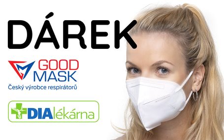 V listopadu si můžete přidat do objednávky zdarma balíček českých respirátorů GOOD MASK