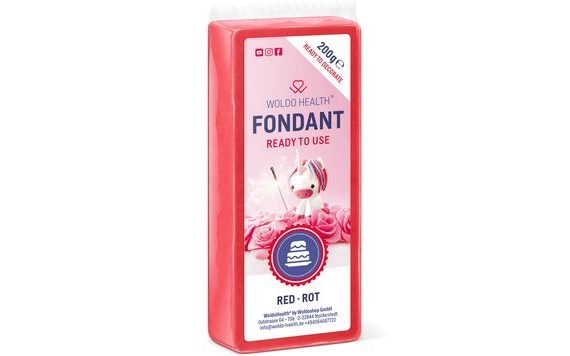 FONDANT RED - 200 G