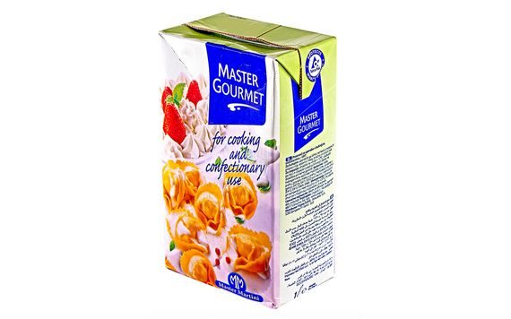 VEGETABLE WHIPPED CREAM NATURAL MASTER GOURMET 1 L