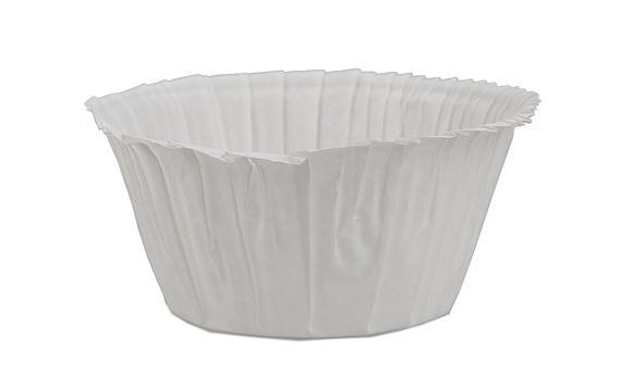 BAKING CASES FOR MUFFINS SELF-SUPPORTING - WHITE 50 PC.