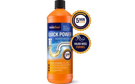 QUICK POWER - EXTRA POWERFUL GERMAN WASTE SOLVENT AND CLEANER - 1000 ML
