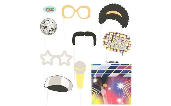 PHOTO ACCESSORIES WITH DISCO BACKGROUND 75X75 CM