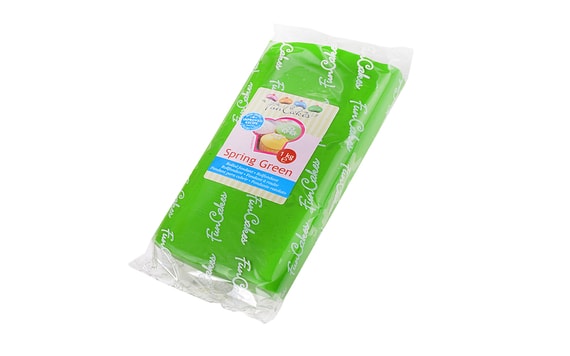 GREEN ROLLED FONDANT SPRING GREEN (COLOUR FONDANT) 1 KG