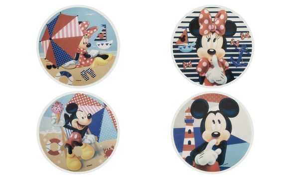 EDIBLE PAPER - MICKEY AND MINNIE ON THE BEACH - 1 PC