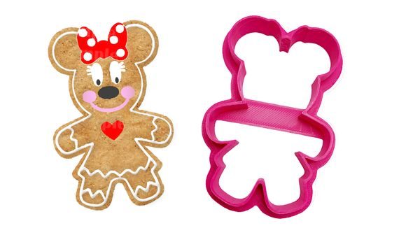MINNIE MOUSE IS MRS. GINGERBREAD - 3D PRINTING
