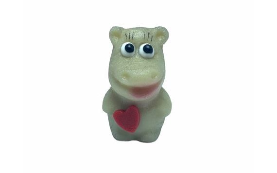 HIPPO - MARZIPAN FIGURINE