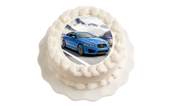 EDIBLE PAPER FOR BOYS AND GUYS WHO LOVE FAST CARS - JAGUAR 20 CM