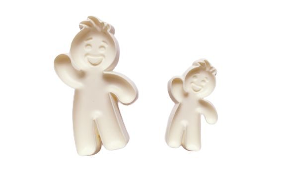 MR. GINGERBREAD MAN 2 PIECES - MARZIPAN AND MODELLING MOULD