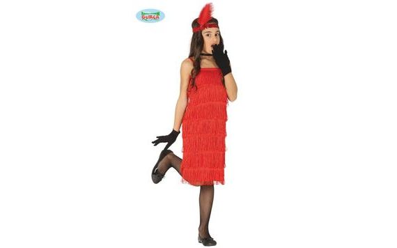 COSTUME SWING DRESS CHILDREN'S CHARLESTON, SIZE 5-6 YEARS