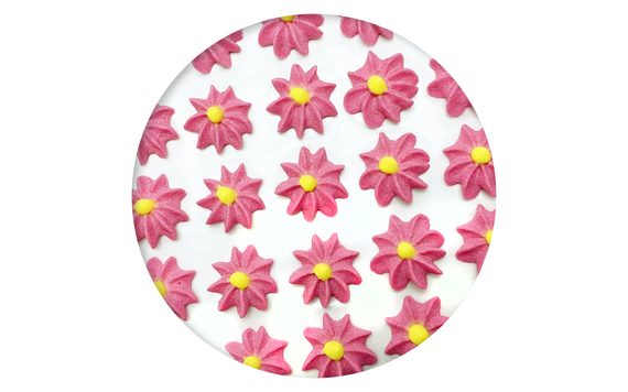 SUGAR DECORATION - GERBERAS 28 PC. PINK