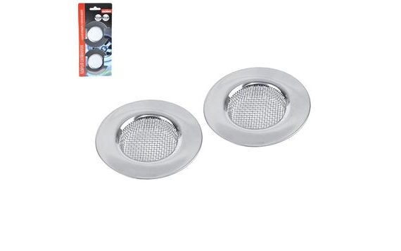 DIRT TRAPS FOR STAINLESS STEEL KITCHEN SINK DRAIN - 2 PCS