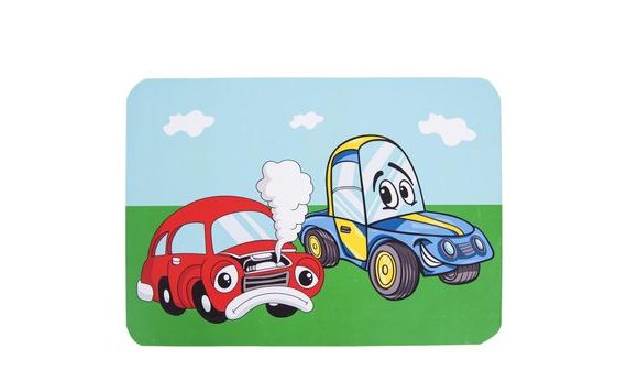 KIDS PLACEMAT CAR 35X25 CM