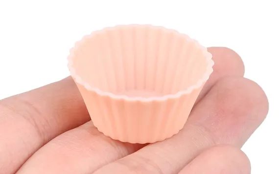 SILICONE MINI CUPS 3,5 CM - 10 PCS