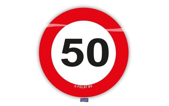 CONFETTI FOR TABLE XL TRAFFIC SIGN 50 /48