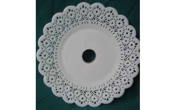 TRAY WITH CENTRE HOLE, DIAMETER 25