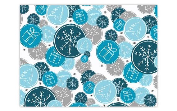 WRAPPING PAPER CHRISTMAS ROLL LUX 5X100X70 CM