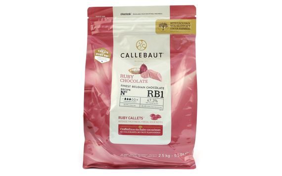 PRAVÁ RUŽOVÁ ČOKOLÁDA - RUBY CALLETS - 2,5 KG