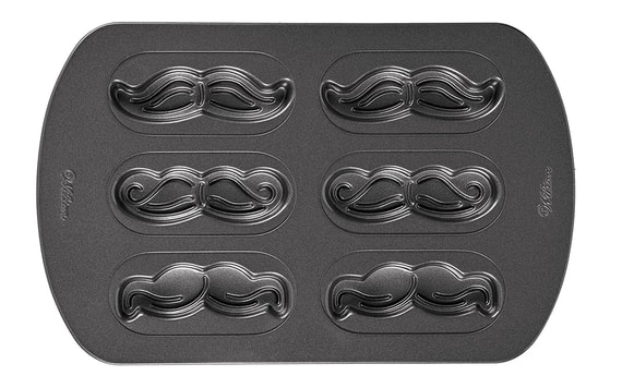 MUSTACHE COOKIE PAN | WILTON