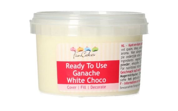 READY TO USE GANACHE WHITE CHOCO - 260 G