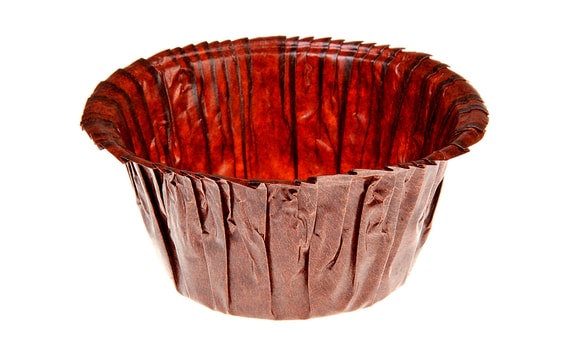 BAKING CASES FOR MUFFINS SELF-SUPPORTING - BROWN 50 PC.