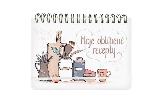 NOTEBOOK - RECIPE BOOK 80 PAGES - 220 X 158 MM