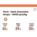 PERÚ PECIČKY DARK CHOCOLATE 60% SINGLE ORIGIN - 0,5 KG - DARK CHOCOLATE - RAW MATERIALS