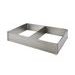 ADJUSTABLE SLIDING SQUARE MOULD FOR TWO BODIES - CAKE RIM - 5 CM HEIGHT - SLIDING FORMS{% if kategorie.adresa_nazvy[0] != zbozi.kategorie.nazev %} - FOR BAKING{% endif %}