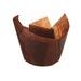 MUFFIN WRAP TULIP BROWN PAPER 10 PC. - BAKING CUPCAKES - FOR BAKING