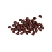 DARK DOWN CHOCOLATE BARS - THERMOSTABLE 3,75 KG - DARK CHOCOLATE - RAW MATERIALS