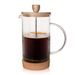 GLASS/STAINLESS STEEL/BAMBOO COFFEE POT CORK 1 L - DRINKS - KITCHEN UTENSILS