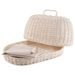 BREAD BOX RATTAN OVAL + CLOTH - BREADBOXES - FOR BAKING