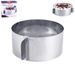 STAINLESS STEEL SLIDING/ROUND MOULD FOR CAKES AND PIES - SLIDING FORMS - FOR BAKING