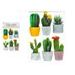 WALL STICKERS - 3D CACTI - 29 X 49 CM - WALL STICKERS - HOMEWARE