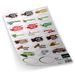 STICKERS FOR SPICES - 21 PCS - KITCHEN UTENSILS