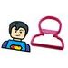 COOKIE GINGERBREAD CUTTER LEGO HEAD SUPERMAN / BOY - 3D PRINT - CUTTERS FROM A 3D PRINTER{% if kategorie.adresa_nazvy[0] != zbozi.kategorie.nazev %} - FOR BAKING{% endif %}