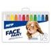 SAFE FACE PAINT SET - 12 PIECES - MASKS AND COSTUMES - CELEBRATIONS AND PARTIES