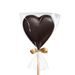 CHOCOLATE HEART - DARK CHOCOLATE - CHOCOLATE DECORATION - RAW MATERIALS