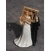 BRIDE AND GROOM WITH FRAME - WEDDING FIGURINES FOR CAKE - WEDDING FIGURINES - PASTRY NECESSITIES