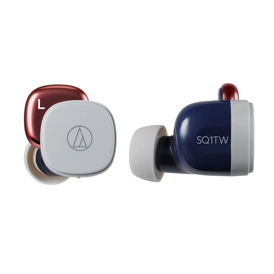 Audio-Technica ATH-SQ1TW šedo-modrá