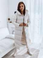 Dámska krásna bunda v bielej farbe Inka Premium
