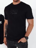 Jedinečné čierne tričko s originálnou potlačou