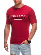Červené tričko s potlačou Gembol S1921