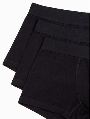 Čierne boxerky v pohodlnom prevedení Bamboo Pure Line