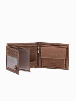 Hnedá klasická peňaženka A609