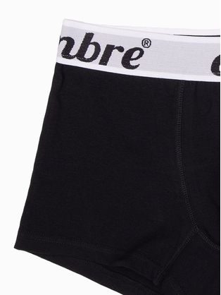 Čierne boxerky v pohodlnom prevedení Bamboo Pure Line