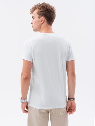 Biele moderné oversize tričko S1628