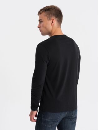 Čierne bavlnené tričko EM-0103